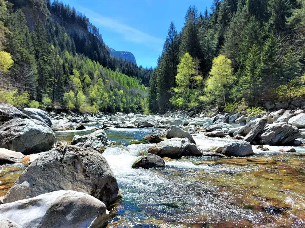 Hinterrhein in der Viamala Schlucht