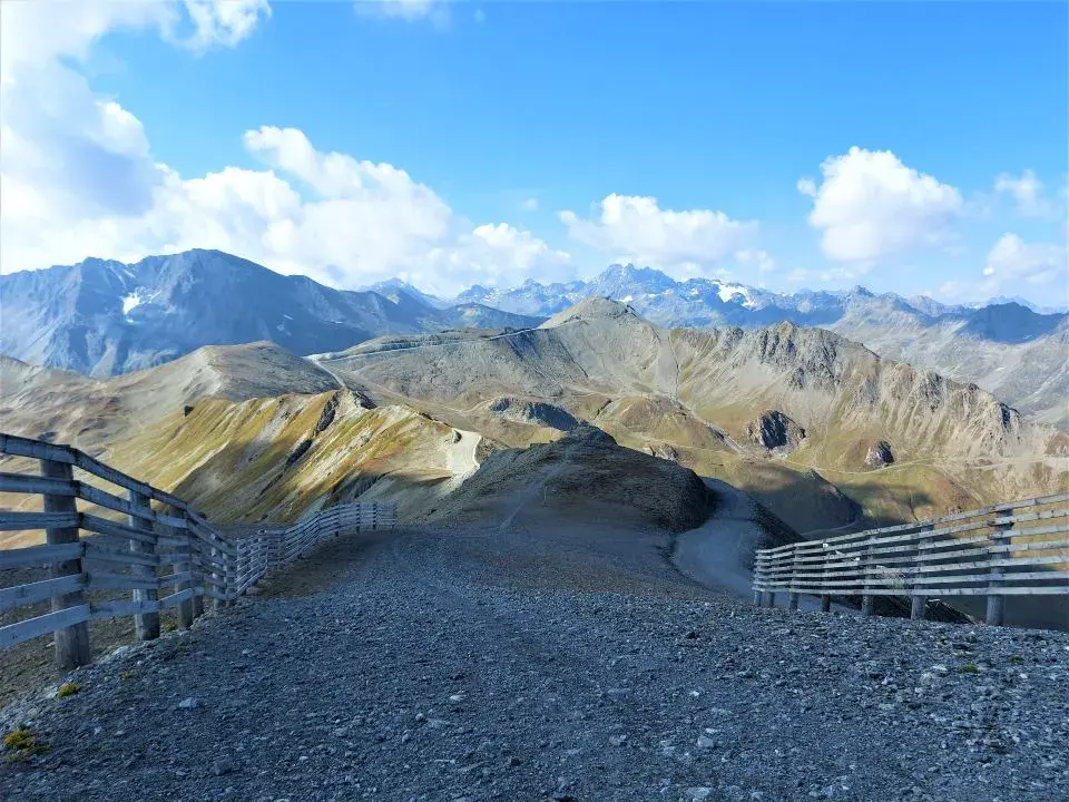 Wanderweg Schmugglertour Samnaun vom Zeblasjoch über Salaaser Sattel, Viderjoch und Greitspitz