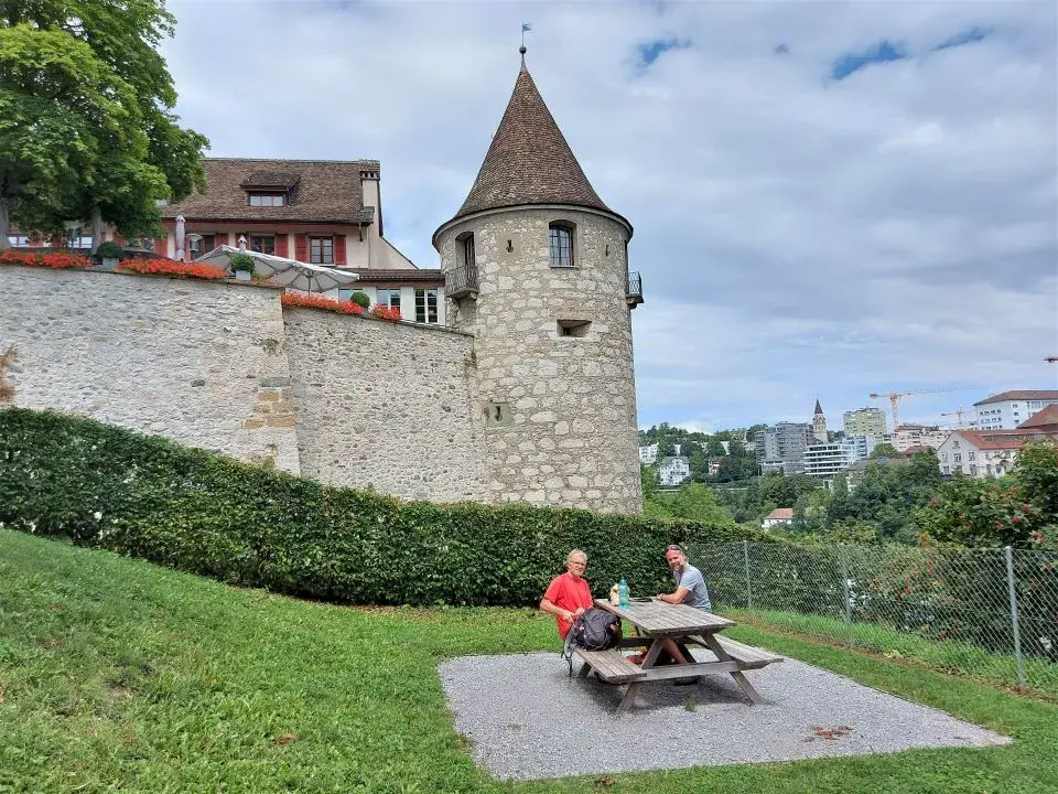 Picknickplatz am Schloss Laufen am Rheinfall