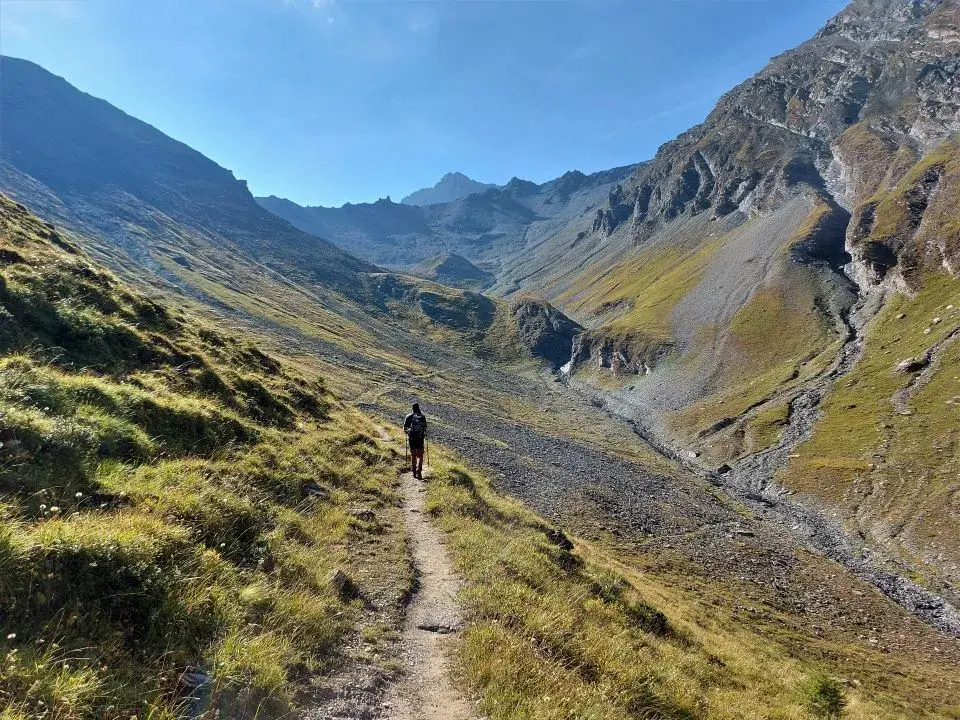 Wandern in Samnaun zum Stammerjoch durch das beeindruckende Val Chamins