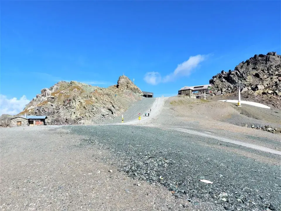 Startpunkt der Wanderweg Schmugglertour Samnaun vom Zeblasjoch über Salaaser Sattel, Viderjoch und Greitspitz