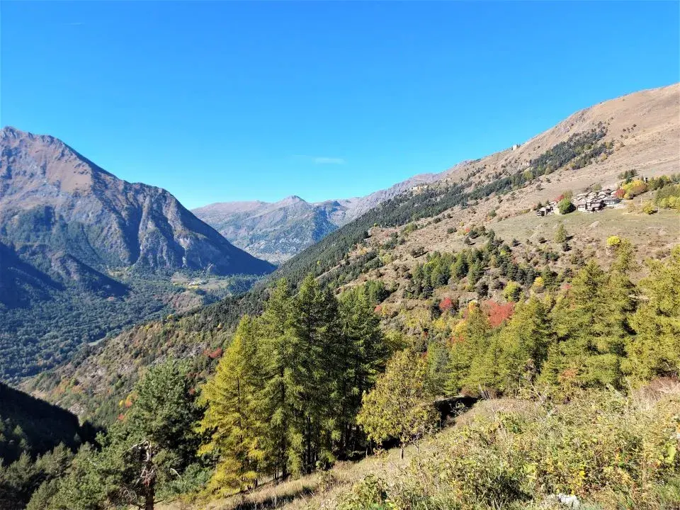 Wanderweg vom Forte di Fenestrelle nach Usseaux und Lago del Laux