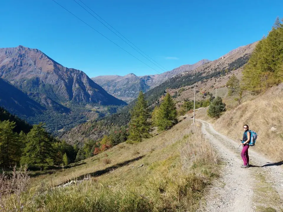Wanderweg vom Forte di Fenestrelle nach Usseaux und Lago del Laux