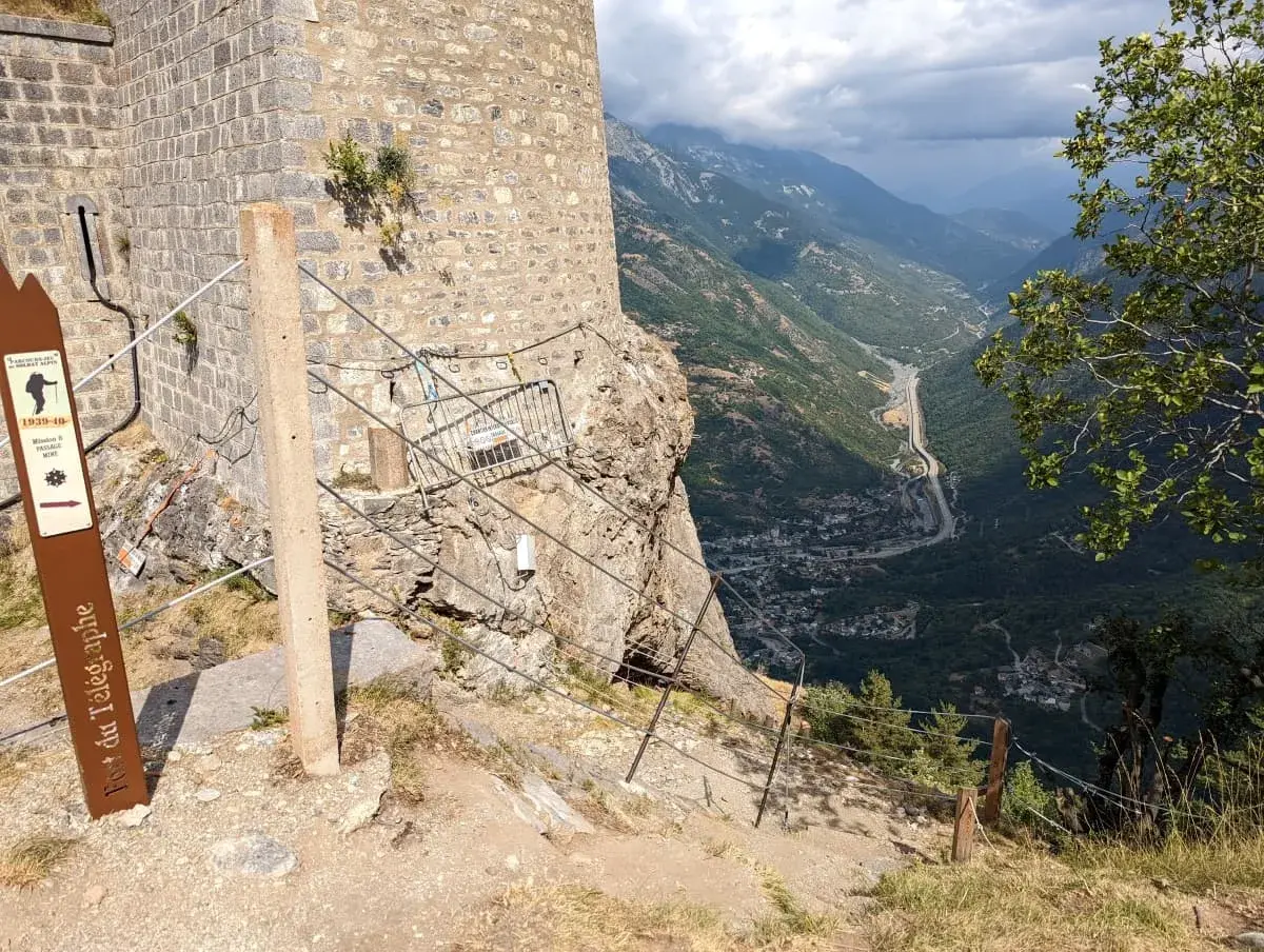 Parcours auf dem Wanderweg vom Col du Télégraphe zum Fort du Télégraphe