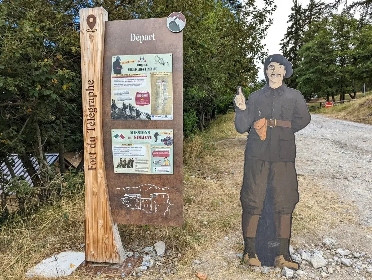 Parcours auf dem Wanderweg vom Col du Télégraphe zum Fort du Télégraphe (3)