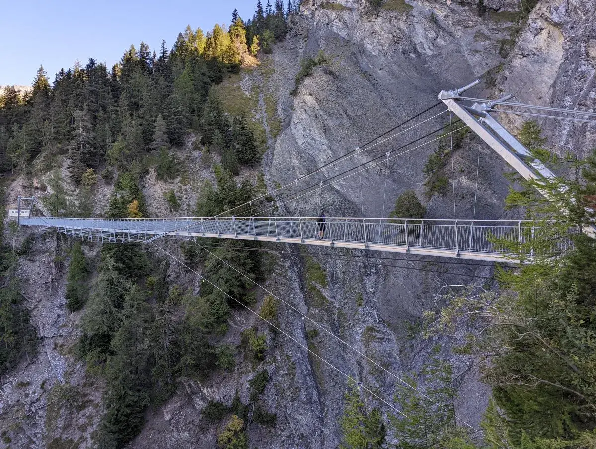 Hängebrücke der Bisse do Ro