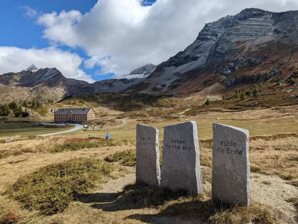 Auf dem Simplonpass während der Anreise nach Crans Montana