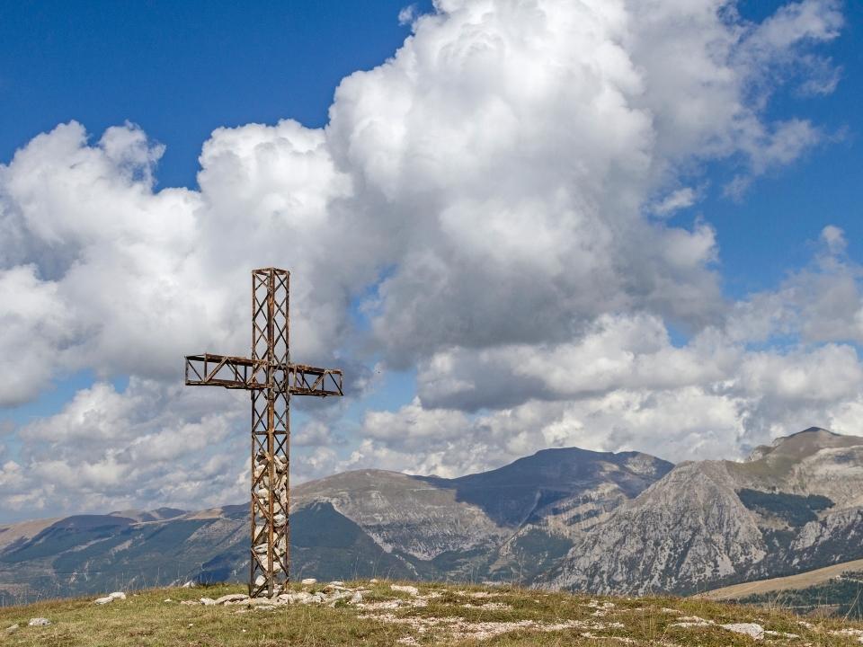 Monte Cardosa Gipfel im Monti Sibillini Nationalpark