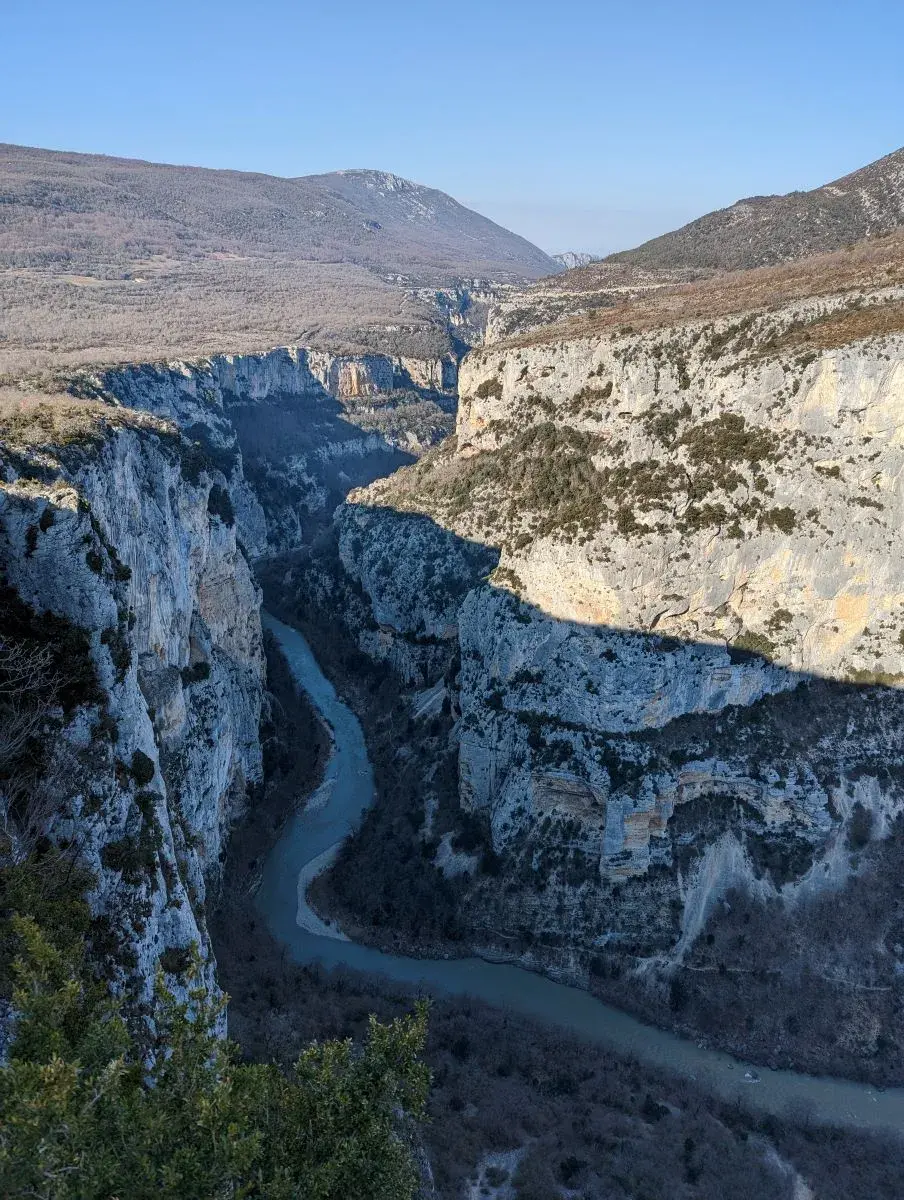 Verdonschlucht auf dem europäischen Fernwanderweg E7