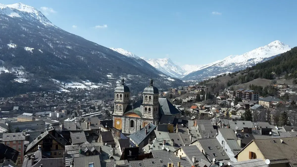 Briancon in den französischen Alpen auf dem europäischen Fernwanderweg E2
