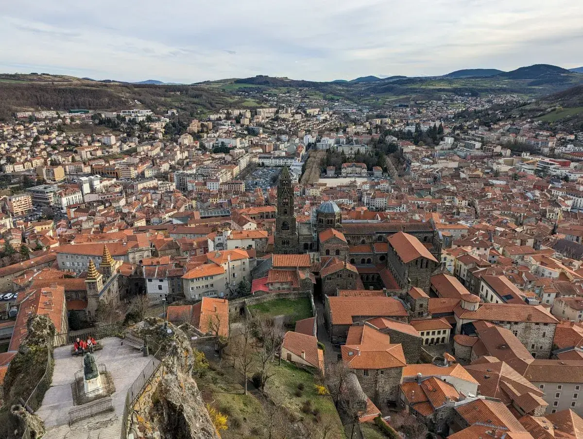 Le Puy en Velay vom Corneille-Felsen