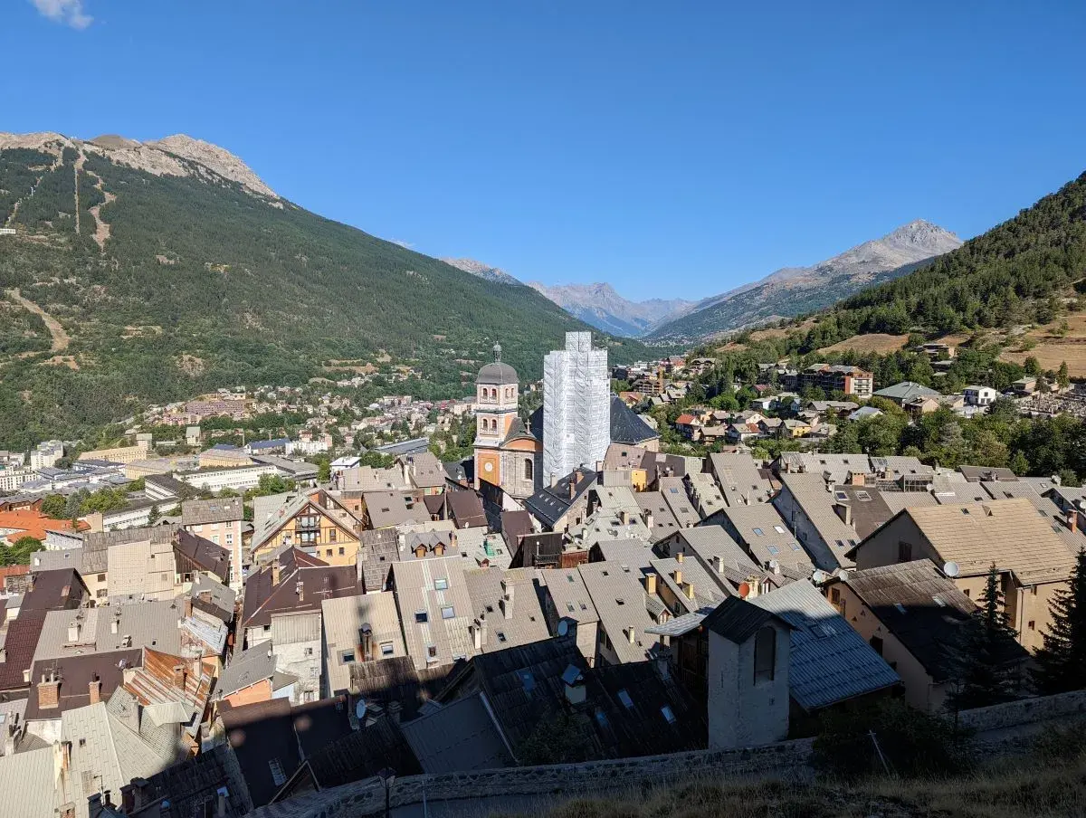 Blick auf die Altstadt von Briancon
