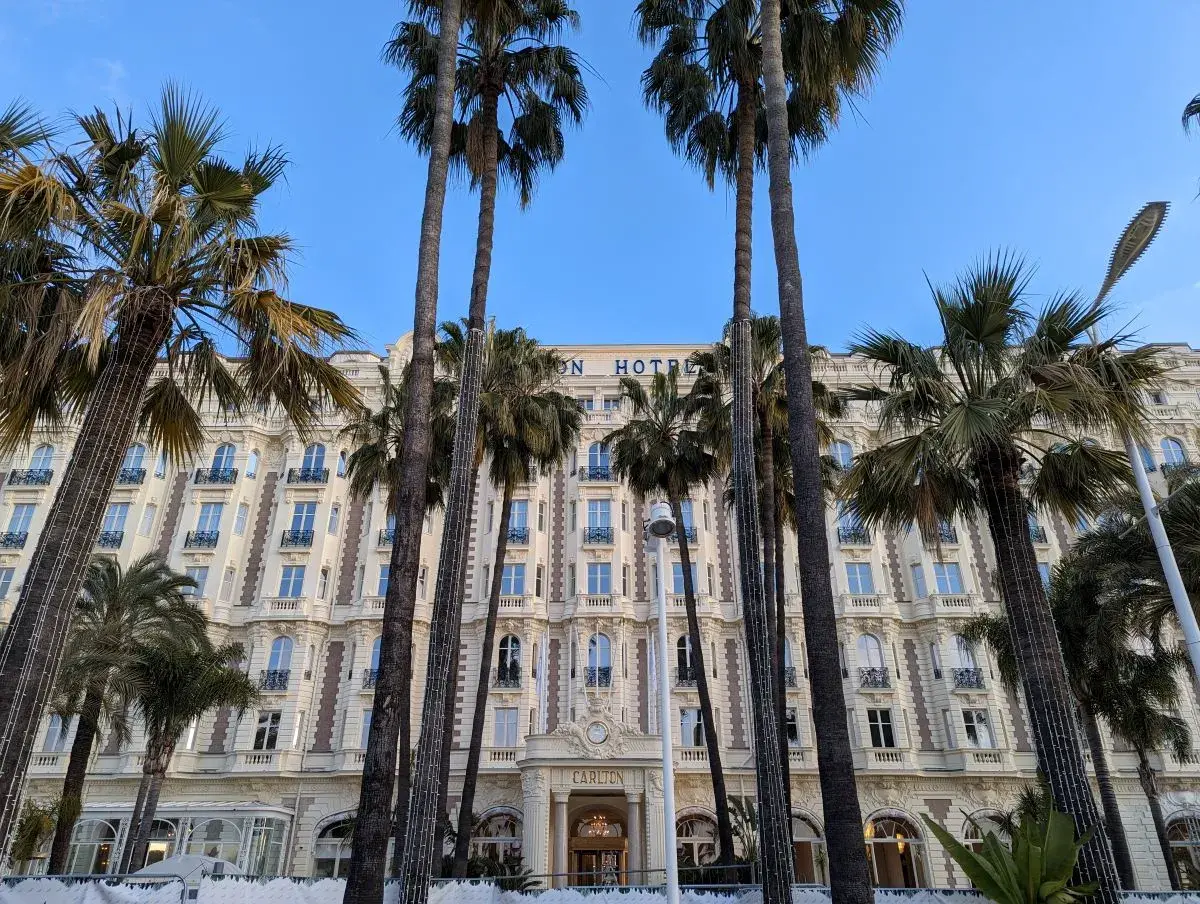 Carlton Hotel an der Plage de la Croisette