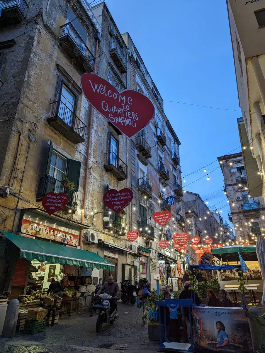 Im spanischen Viertel, dem Quartieri Spagnoli in der Neapel Altstadt