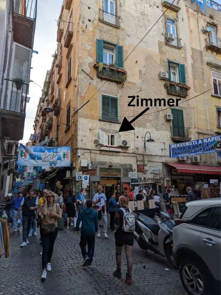 Unsere Unterkunft in der Altstadt Neapels