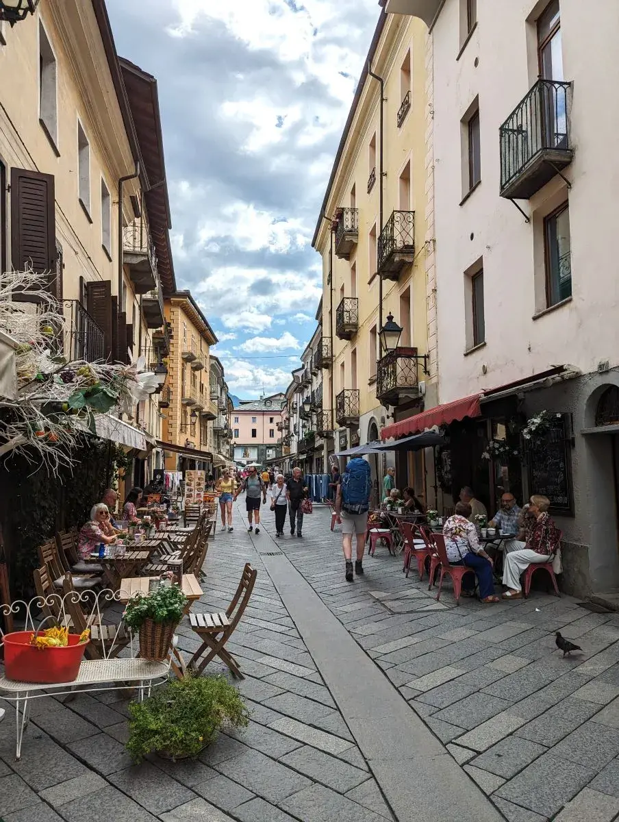 Altstadtgasse von Aosta