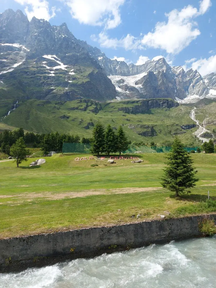 Golfplatz in Breuil Cervinia