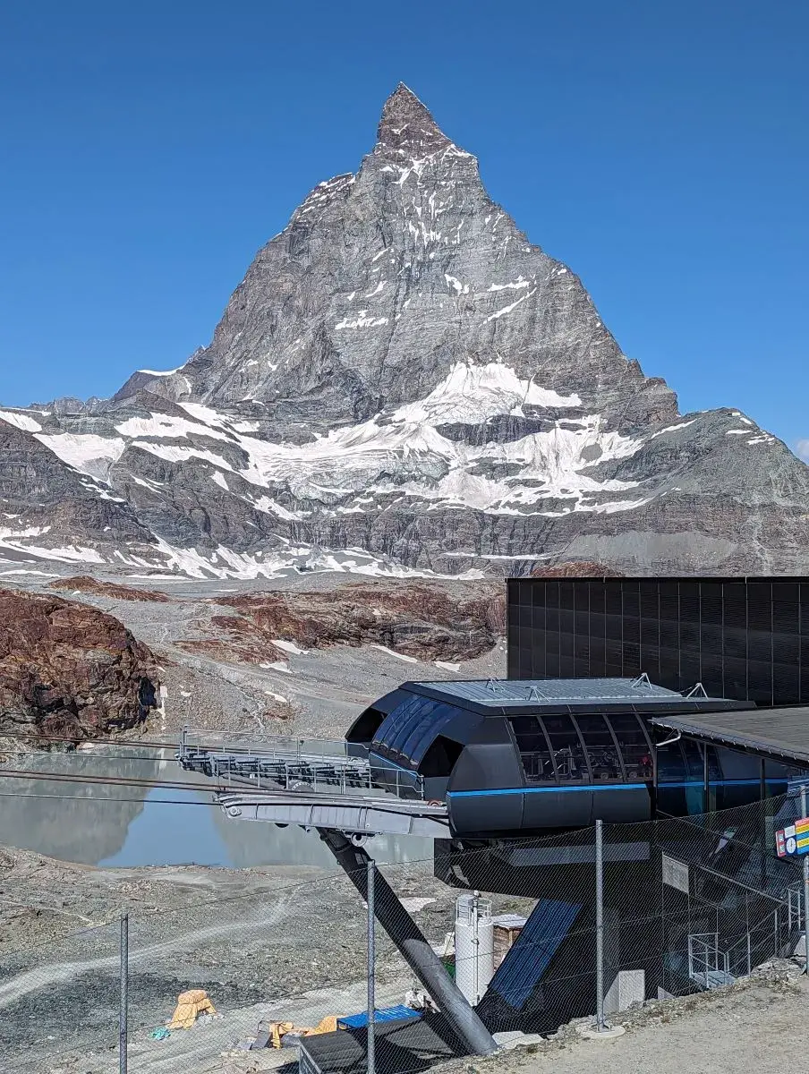 Matterhornblick von Trockener Steg