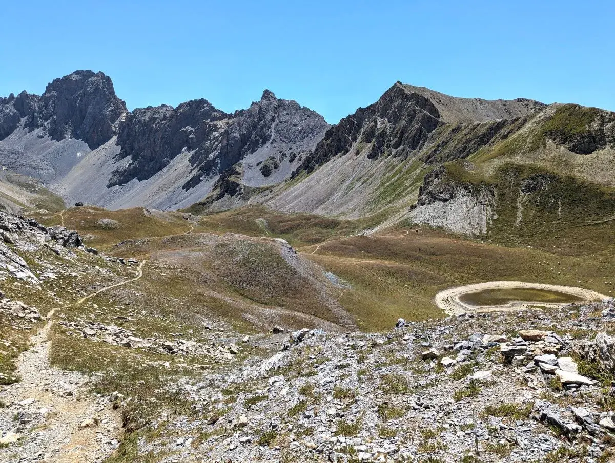 Kleiner Bergsee auf dem Sentiero Pier Giorgio Frassati