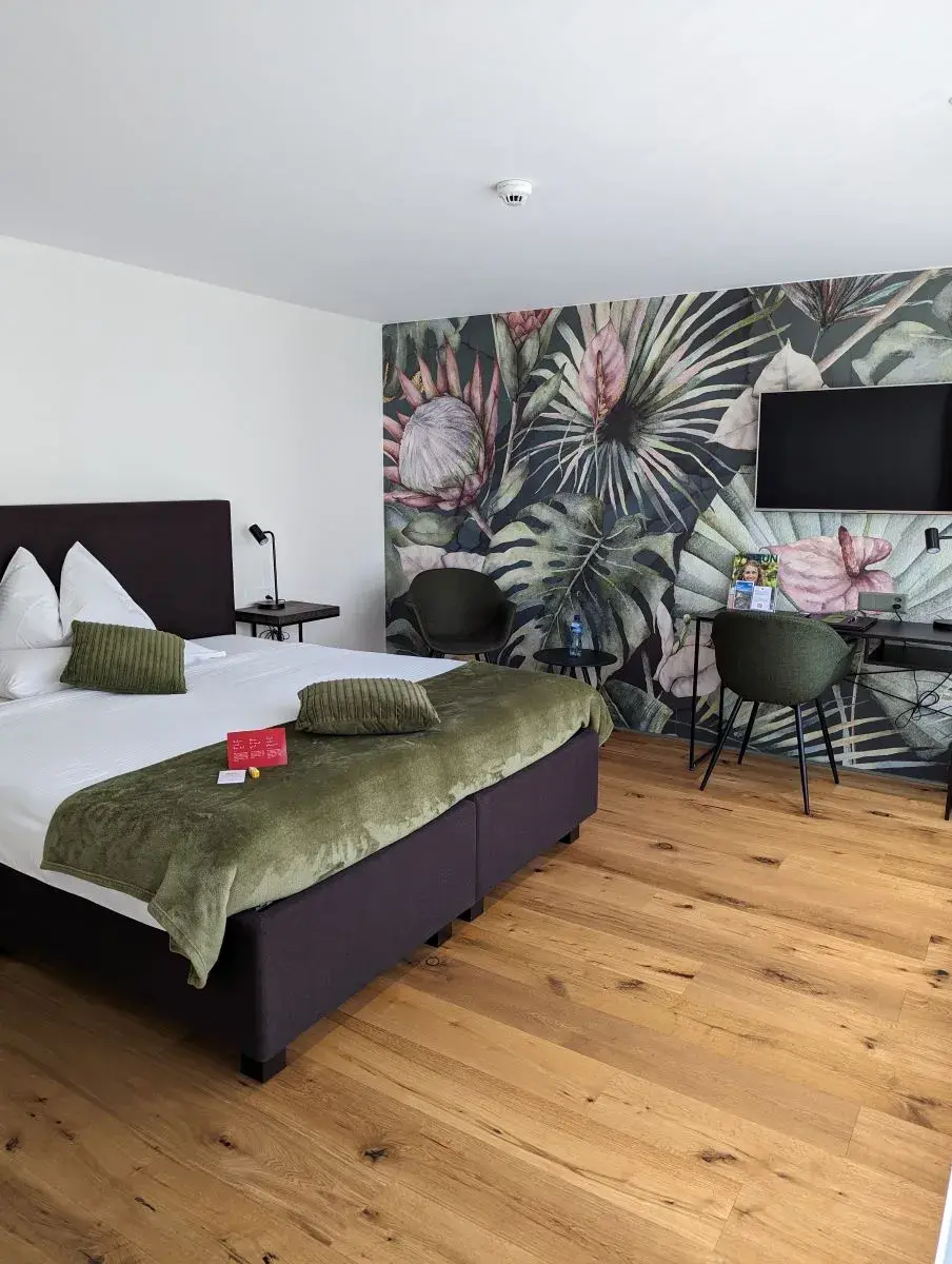 Mein Zimmer im Hotel Krone, direkt neben den Thun Sehenswürdigkeiten