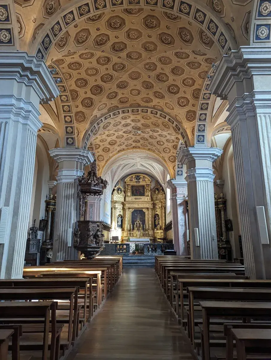 Kirche Saint-Gras d'Aosta von innen